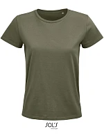 SOL'S Pioneer Women Dámske tričko z organickej bavlny 25.3579 khaki SOL'S Pioneer Women Dámske tričko z organickej bavlny 25.3579 khaki