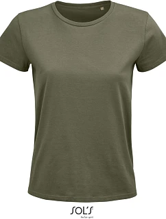 SOL'S Pioneer Women Dámské tričko z bio bavlny model 22522851 khaki