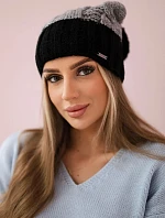 Paris fleecová čiapka K212 sivá+čierna