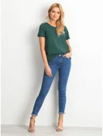 Tričko RV TS 4838.17P tmavo zelená