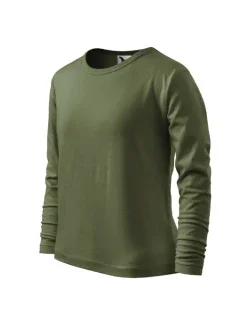 Detské tričko Fit-T LS khaki