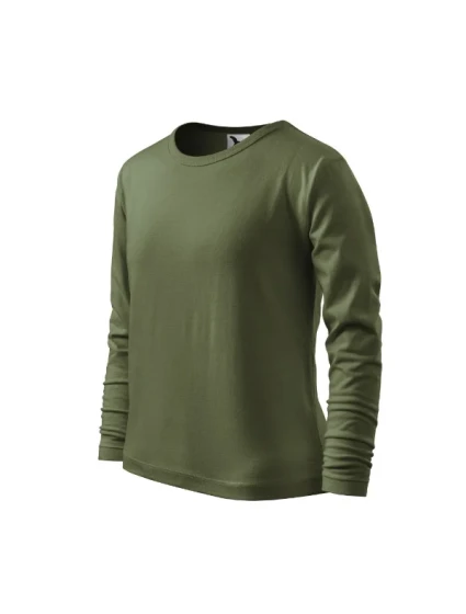 Detské tričko Fit-T LS khaki Detské tričko Fit-T LS khaki