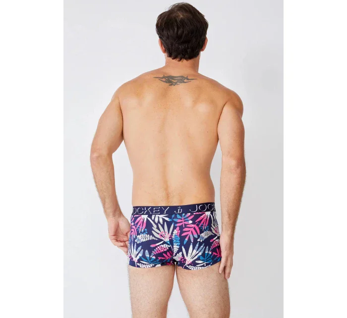 Pánske boxerky 1825241 B04 tm. modrá so vzorom - Jockey Pánske boxerky 1825241 B04 tm. modrá so vzorom - Jockey