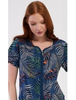 Dámské pyžamo dlouhé model 21059800 - Vienetta Dámské pyžamo dlouhé model 21059800 - Vienetta