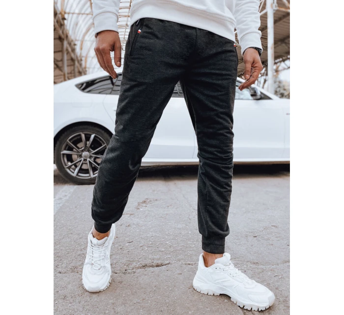 Pánske sivé tepláky FashionStreet UX4122