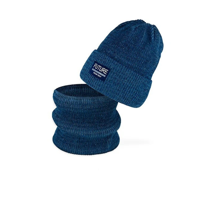 model 21413494 Chlapecká sada čepice a bundy - AJS