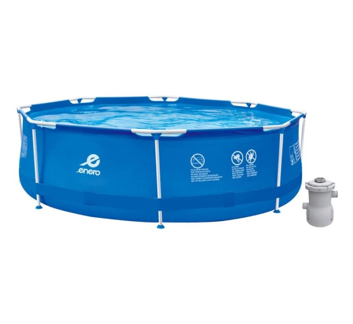 OVÁLNY RÁMOVÝ BAZÉN S FILTRAČNÝM ČERPADLOM 360X76CM ENERO OVÁLNY RÁMOVÝ BAZÉN S FILTRAČNÝM ČERPADLOM 360X76CM ENERO