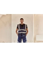 HVW 120 HiVis síťovaná bezpečnostní vesta model 22502237 lime - Yoko