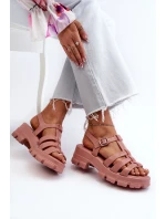 Dámské Sandály  Špinavě Růžové model 21661728 - Zaxy