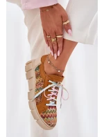 Dámské Kožené Polobotky model 21693708 Multikolor - Maciejka