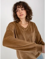 Mikina RV BL 8441.07P ťava Mikina RV BL 8441.07P ťava