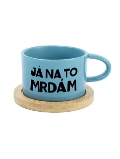 I'M DYING FOR IT - modrý pohár na makrónky 200 ml