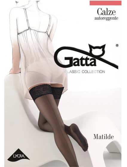 Dámské samodržící punčochy 20 den model 7456632 - Gatta Dámské samodržící punčochy 20 den model 7456632 - Gatta