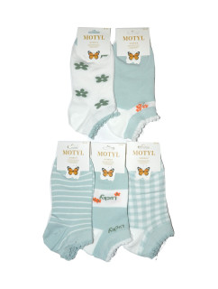 Dámske ponožky WiK Butterfly 4806 mint 35-42