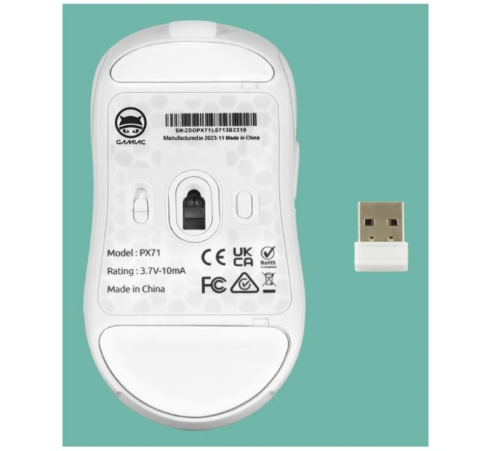 Herní myš - bílá model 21716689 Herní myš - bílá model 21716689