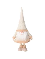 ZLATÉ MEDVEDE NA TELESKOPICKÝCH NOHÁCH 30X18X100CM ZLATÉ