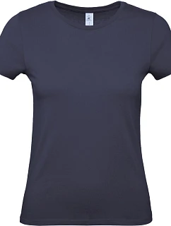 B&C #E150 /women Dámske tričko 01.002T tmavomodré