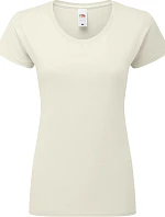 Fruit of the Loom Lady-Fit Iconic 195 T Dámske tričko z hrubej bavlny 16.1424 natural