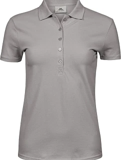 TJ 145 Dámské luxusní těžké strečové piqué polo model 22448689 stone - Tee Jays