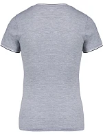 K Dámské piqué tričko s V výstřihem 20.K oxford model 22508595 - Kariban