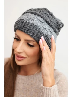 Čepice s rolováním Magda K293 camel