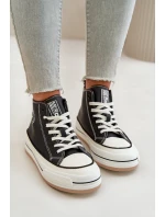 Zateplené Dámské Tenisky Na Platformě Eko Kůže Big Star model 21669602 Černé - Big Star Shoes