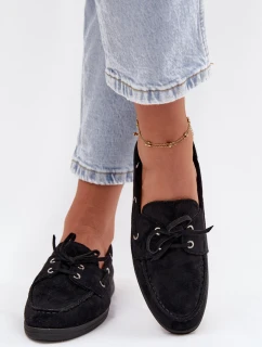 Dámské semišové mokasíny Big Star model 21707860 Černé - Boto