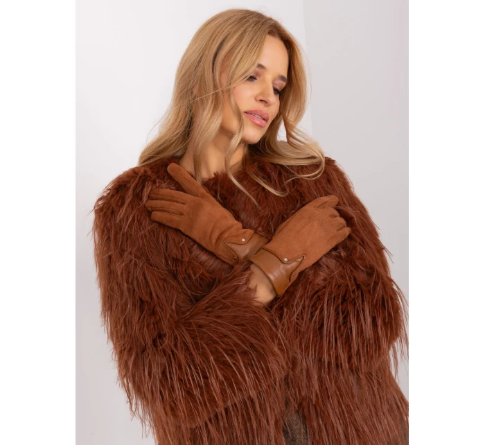 Rukavice AT RK 239507.53P svetlo hnedá