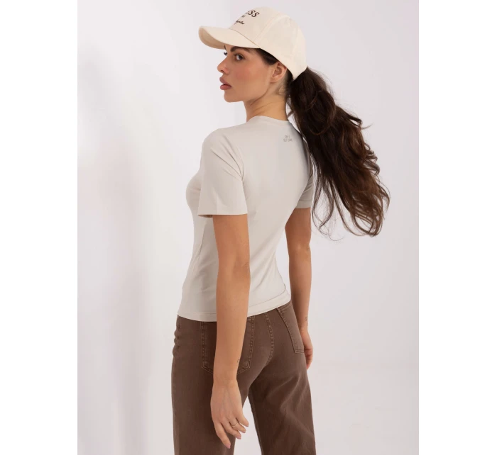 Blúzka D12099M02805A svetlo béžová Blúzka D12099M02805A svetlo béžová