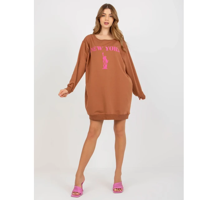 Mikina VI BL 3212.15X svetlo hnedá