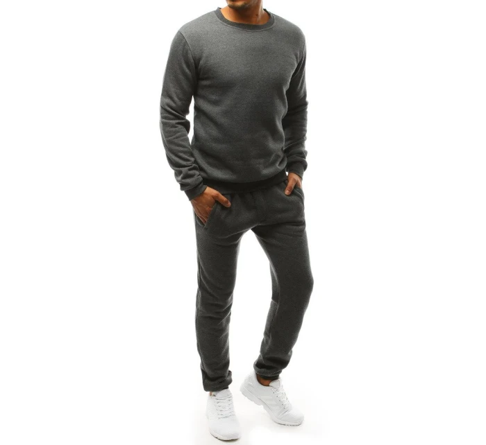 Pánska antracitová tepláková súprava AX0038