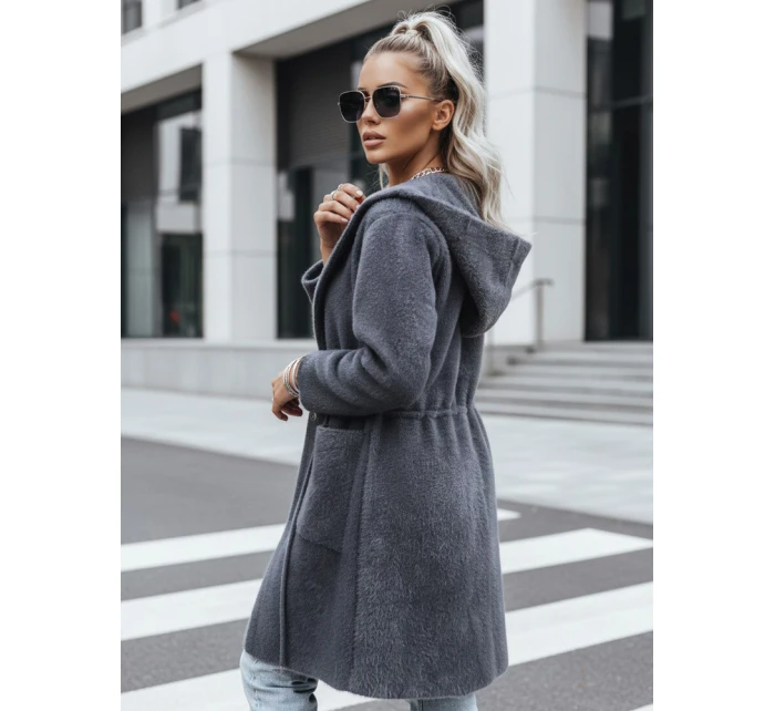 Dámsky kabát MELBY sivý FashionStreet NY0479