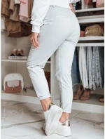 Dámské kalhoty chinos s páskem světle šedé Dstreet model 21986424 - FashionStreet