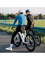model 22114183 dlouhé fleecové cyklistické kalhoty se šlemi Velikost L černé - Rockbros