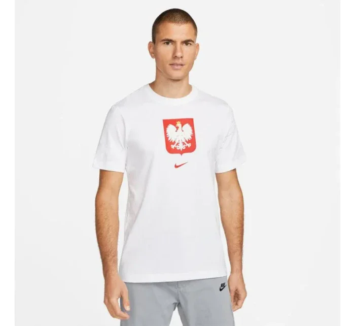 Pánske tričko Poland Crest M DH7604 100 - Nike Pánske tričko Poland Crest M DH7604 100 - Nike