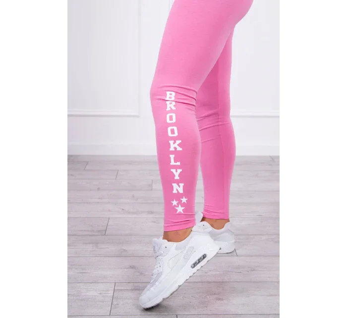 Brooklyn legíny nohavice svetlo ružové