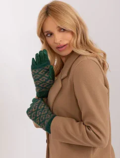 Rękawiczki AT RK model 19373365 ciemny zielony - FPrice