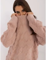 Sweter AT SW model 20470406 ciemny różowy - FPrice