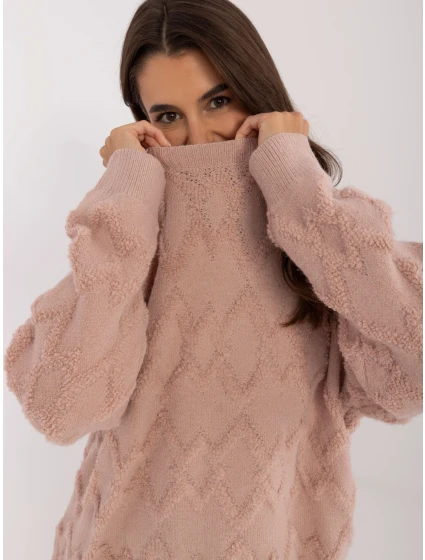 Sweter AT SW model 20470406 ciemny różowy - FPrice