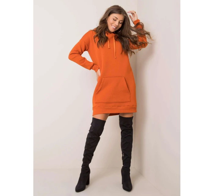 Šaty RV SK 5833.97P tmavo oranžové