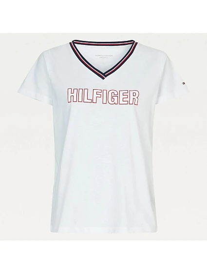 Dámske tričko s krátkym rukávom UW0UW02983-YBR - Tommy Hilfiger