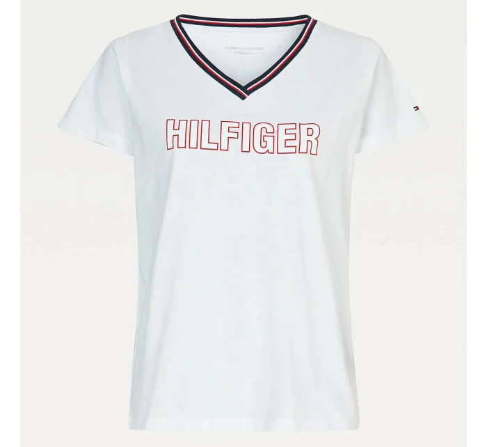 Dámske tričko s krátkym rukávom UW0UW02983-YBR - Tommy Hilfiger Dámske tričko s krátkym rukávom UW0UW02983-YBR - Tommy Hilfiger