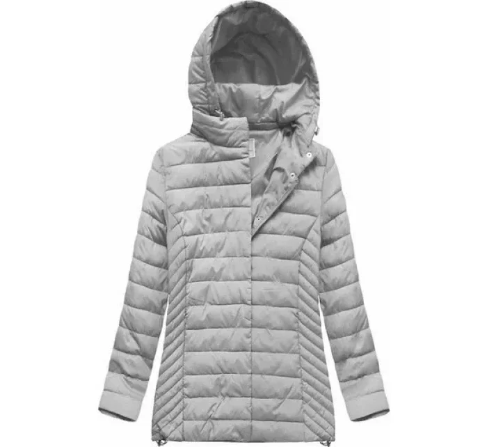 Dámska prešívaná bunda s kapucňou W260BIG