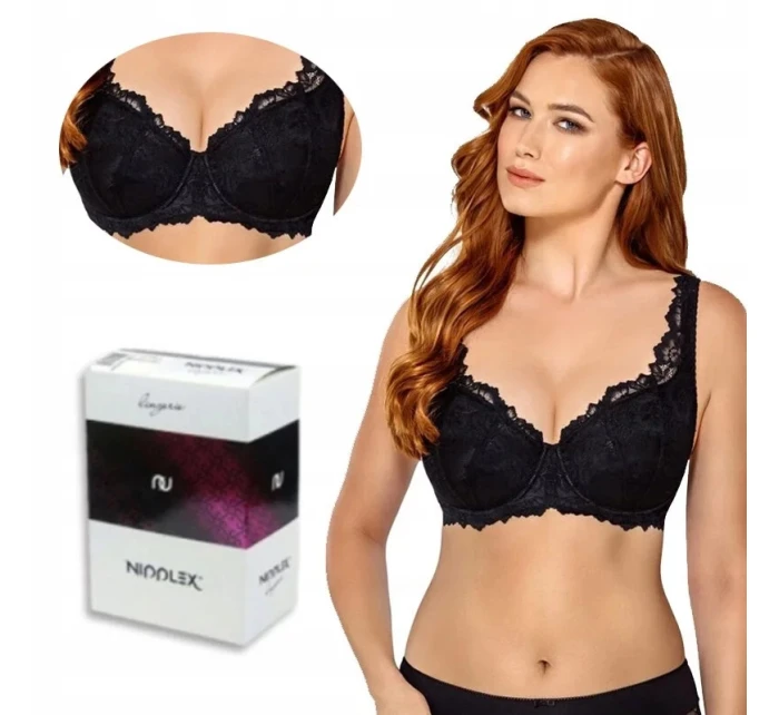 Dámska podprsenka TELIMENA Black - Nipplex