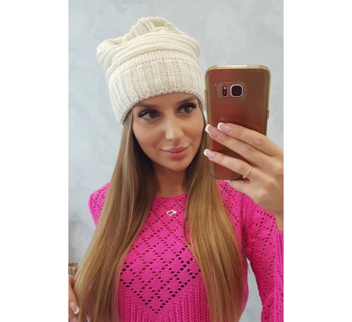 Dámska čiapka Elora K336 ecru Dámska čiapka Elora K336 ecru