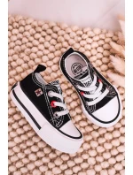 Dětské Klasické Tenisky Nízké BIG STAR model 21545367 Černé - Big Star Shoes Dětské Klasické Tenisky Nízké BIG STAR model 21545367 Černé - Big Star Shoes