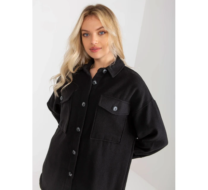 Košeľa DN KS 4005.99P čierna