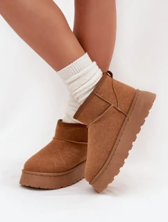 Dámske snežnice 25BT26-9147 Brown - Sweet Shoes
