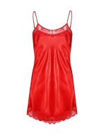 Dámská košilka Milan Červená - DKaren Dámská košilka Milan Červená - DKaren