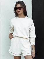Dámská tepláková souprava ecru Dstreet model 21978447 - FashionStreet